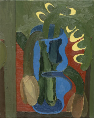 Secuencia (I) sobre el jarrón que hay al lado de la tele: